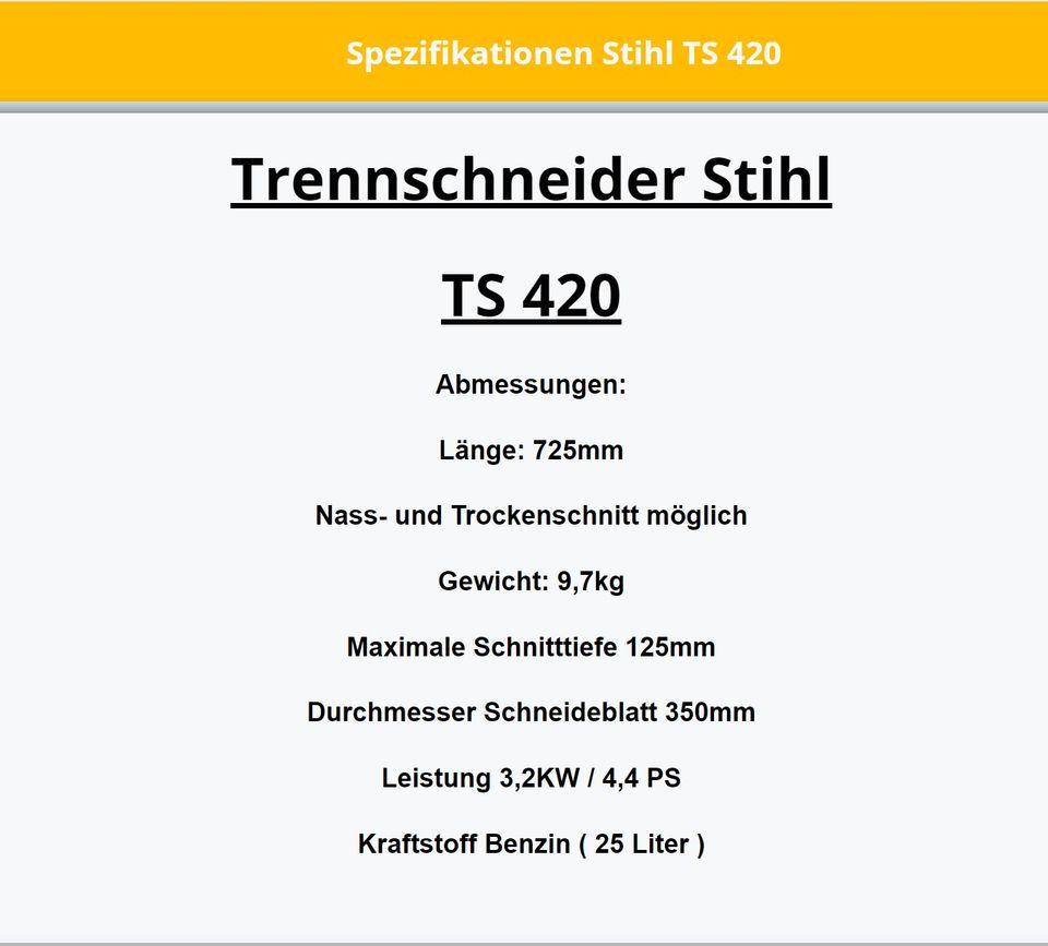 fabcuv Geilenkirchen Trennschleifer mieten in Geilenkirchen