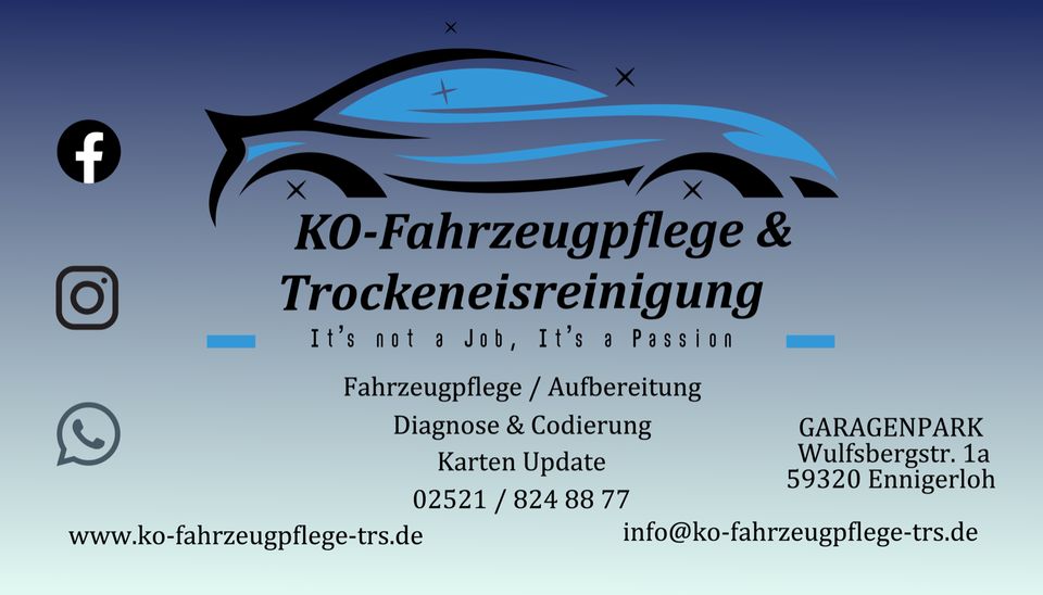 Start Stopp Codieren deaktivieren Anpassen BMW VW Seat Skoda Audi in Ennigerloh