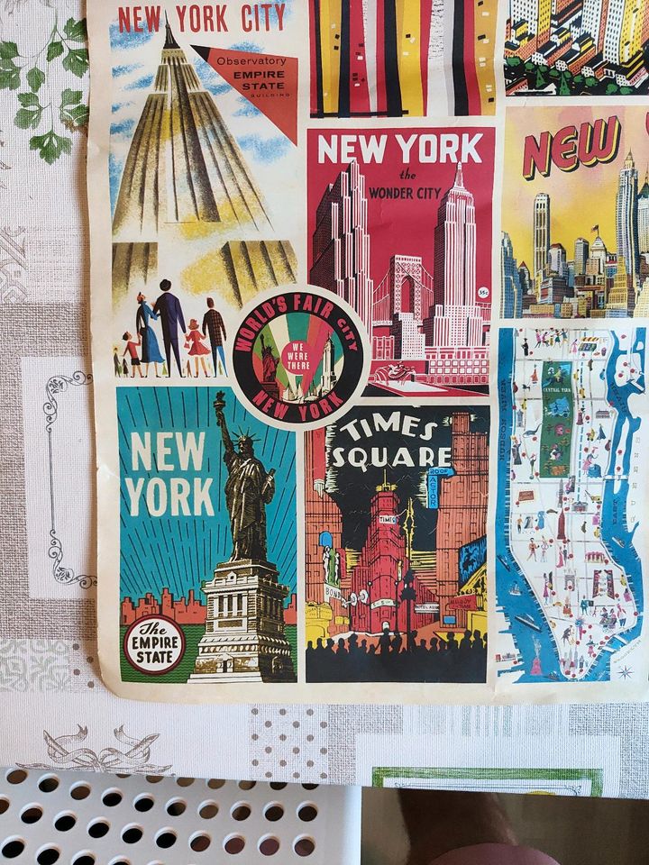 Vintage New York Poster Papier in Berlin
