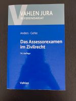 Anders Gehle Das Assessorexamen im Zivilrecht 14. Auflage Hessen - Hanau Vorschau