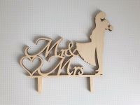 Cake Topper, Kuchenaufstecker, Hochzeit, Hochzeitstorte Bayern - Schöllnach Vorschau