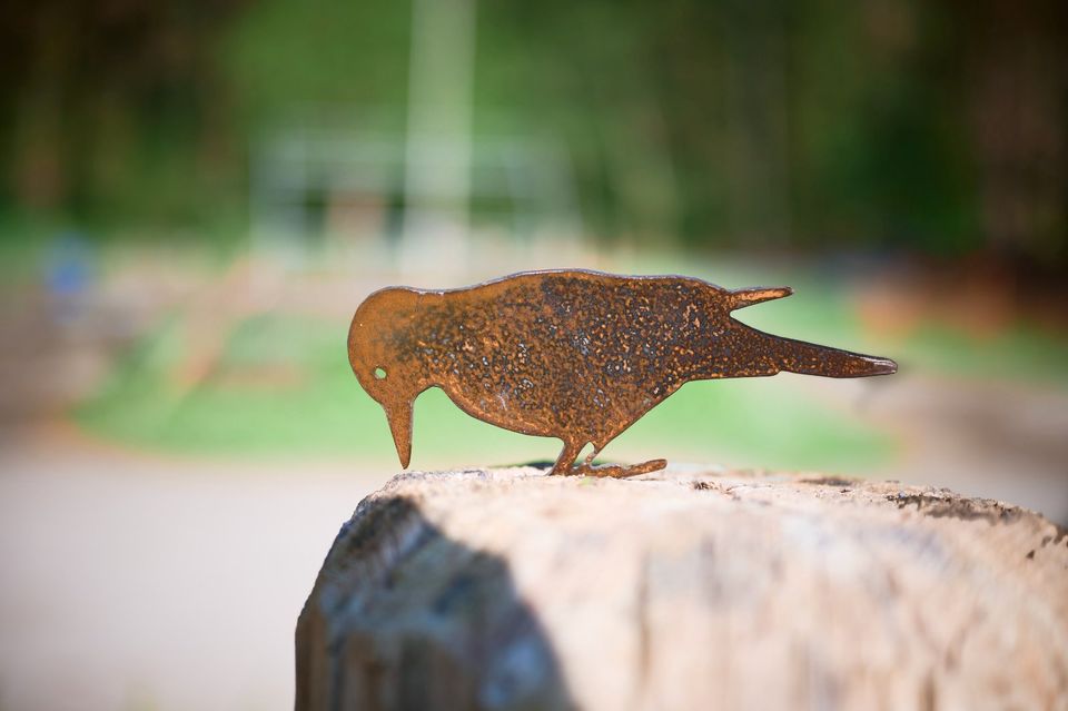 Blech Figuren Rost Deko Tiere Gartendekoration Geschenk Hochzeit in Horgenzell