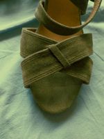 9cm Absatz Sandale, High Heel, 1x getragen, oliv grün Nordrhein-Westfalen - Troisdorf Vorschau