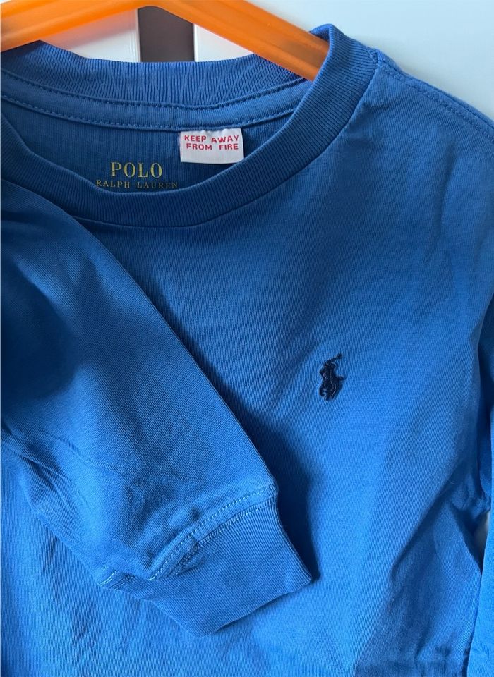 NEU! Longsleeve Polo Ralph Lauren in blau 6 Jahre, Gr. 116/122 in Wiesbaden