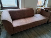 Sofa braun 2 zu verkaufen Niedersachsen - Schöningen Vorschau