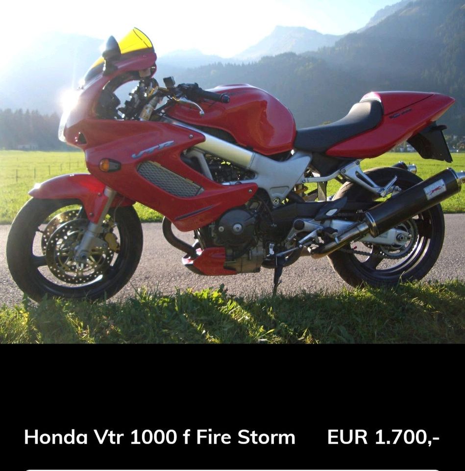 Honda VTR 1000F in Füssen
