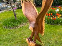 Riesen Adler 180 cm Holzadler geschnitzt Holz Gartenfigur Essen - Essen-Werden Vorschau