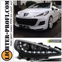 Scheinwerfer mit Led Leiste für Peugeot 207 207CC Cabrio Break SW Hessen - Calden Vorschau