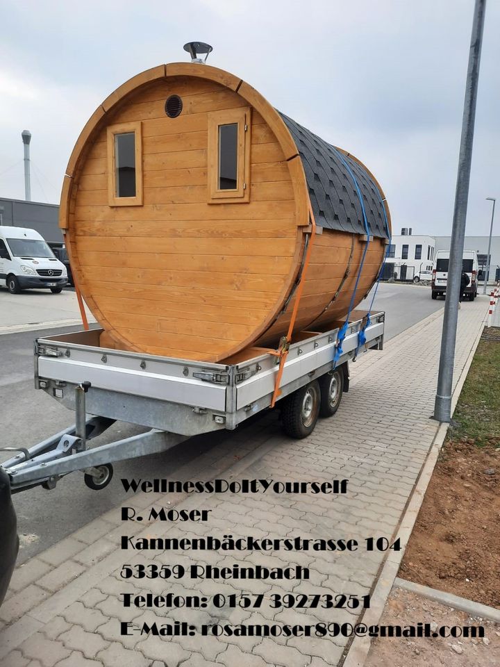 mobile Fausssauna mieten und dem Regen entkommen in Rheinbach