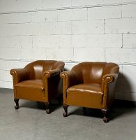 Antik 1/2 Ledersessel Vintage Chesterfield Art Deco Clubsessel Nordrhein-Westfalen - Mönchengladbach Vorschau