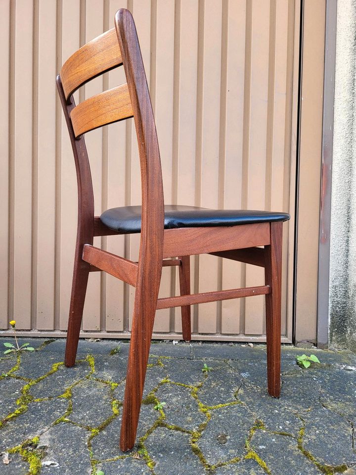 Stühle Set Teak Skandinavien 60er Jahre Vintage in Wolfenbüttel