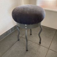 Hocker Sitz blau silber Sitzmöbel Stuhl IKEA Nürnberg (Mittelfr) - Gebersdorf Vorschau