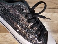 Converse Chucks Gr. 40 schwarz mit Pailletten Nordrhein-Westfalen - Gelsenkirchen Vorschau