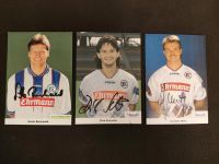 Autogrammkarten Retro Karlsruher SC Guido Buchwald Dirk Schuster Bayern - Karlstein Vorschau