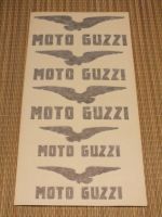 Moto Guzzi Aufklebersatz, Embleme 5 stück alte Schrift in Gold ! Hessen - Rodgau Vorschau