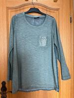 Shirt, Longshirt, Oberteil, Gr.40/42, schick, grün Essen - Steele Vorschau