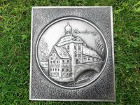 Zinnbild Zinnstich Reliefbild Bamberg - ohne Mängel Bayern - Grub a. Forst Vorschau