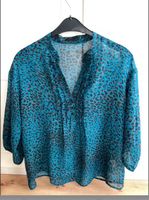 Pinko Seidenbluse 38 M blau Animal Print Bluse petrol Tunika Altona - Hamburg Iserbrook Vorschau