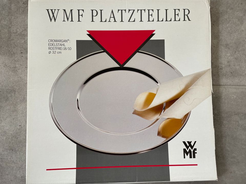 WMF Platzteller 8 Stück Edelstahl glänzend 32 cm Durchmesser in Koblenz