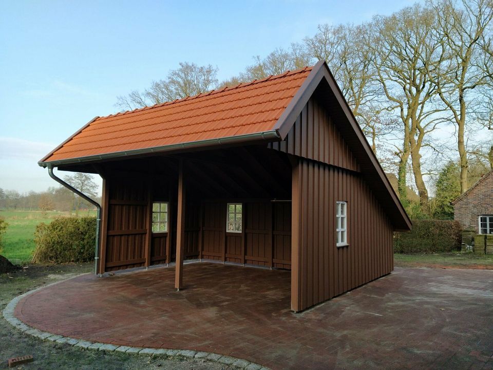 Carport und Terrassenüberdachung in Löningen