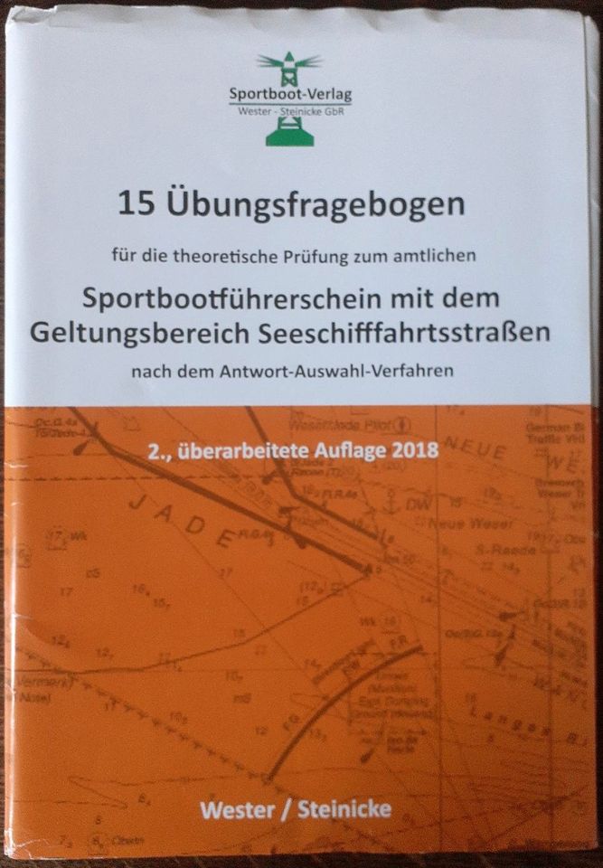 Sportbootführerschein SBF See Übungsgragebogen in Odenthal