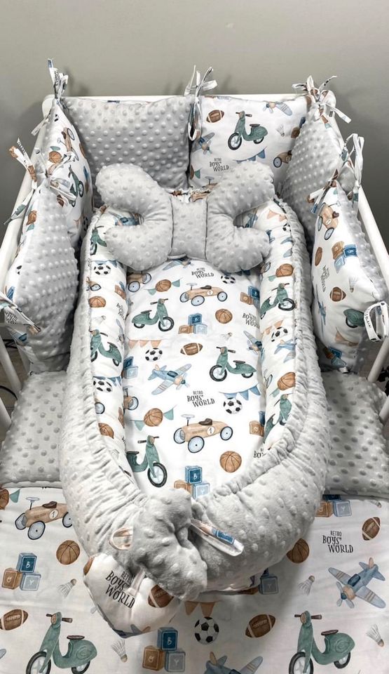 Babynest Babydecke Schlafsack Nestchen Kokon Bettumrandung Baby in Ahlen