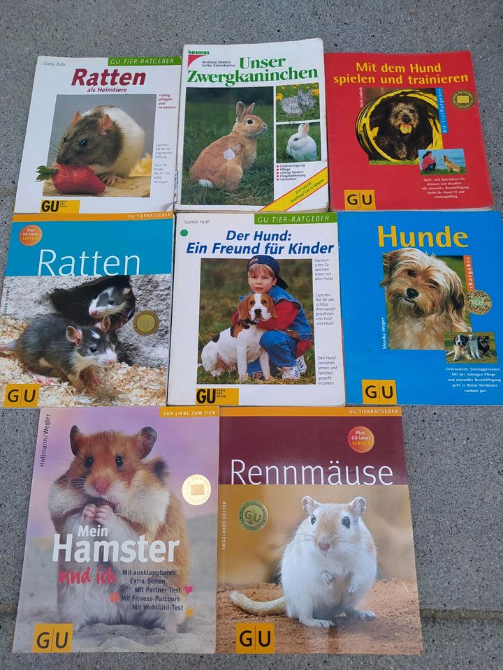 GU Sachbücher Tiere, Paket, Hund, Kaninchen, Ratte, Hamster etc in Seefeld