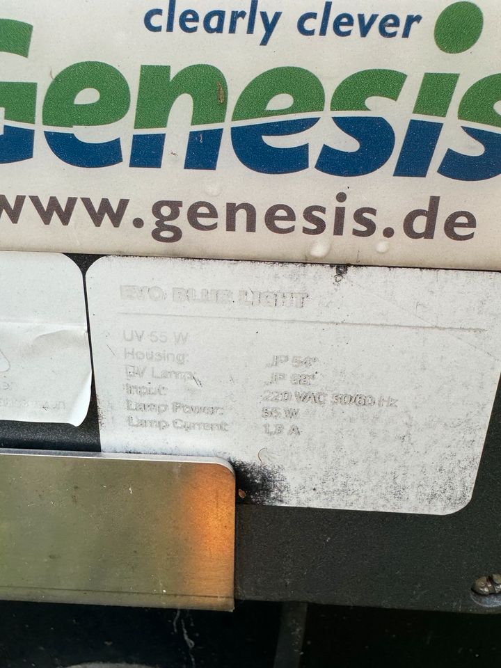 Genesis fließfilter 3/500l +ultra uvc 55 Watt in Dieburg