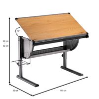 Schreibtisch Tisch Kinder Höhenverstellbar Tischplatte Schwenkbar Marburg - Wehrda Vorschau