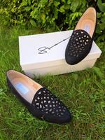 Vintage Slipper aus Leder in schwarz Gr. 40 Darß - Ahrenshoop Vorschau