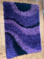 Teppich, violett/lila mit schwarz, 120 x 170 cm Nordrhein-Westfalen - Neuss Vorschau