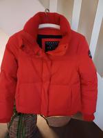 Kuschelige SUPERDRY* Jacke S/M Tomatenrot Niedersachsen - Bad Fallingbostel Vorschau
