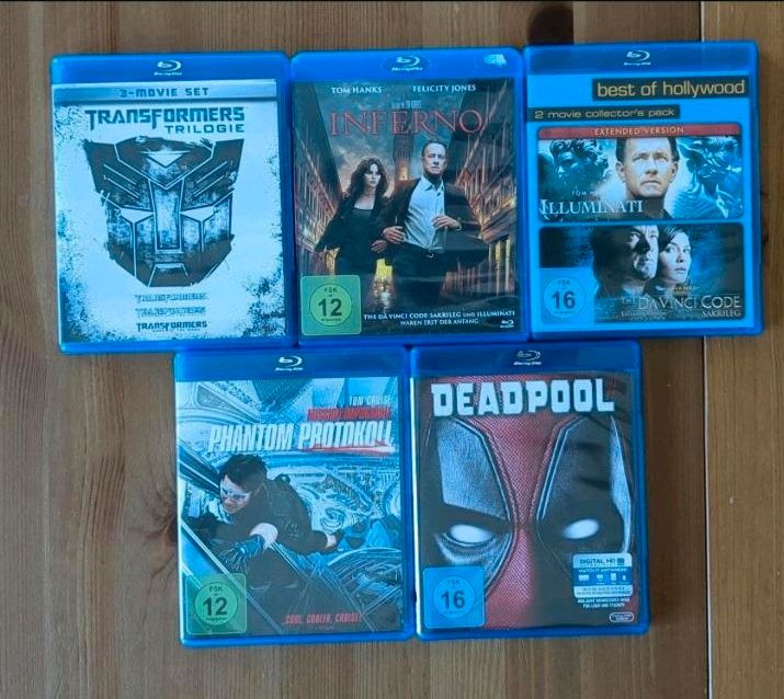 Transformers Sakrileg Deadpool Mission Impossible Blu-ray in Schwerin