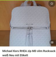 Michael Kors RHEA zip MD slim Rucksack weiß Neu mit Etikett Stuttgart - Stuttgart-Süd Vorschau