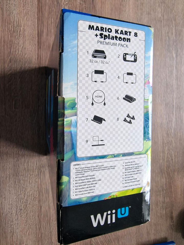 Nintendo Wii U Mario Kart 8 Splatoon Spielekonsole +2x Mario in Bremen