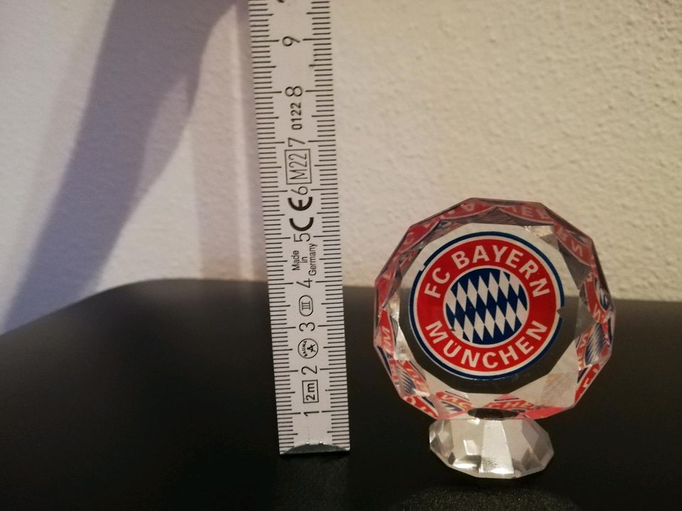 FC Bayern Deko aus Glas in Lichtenfels