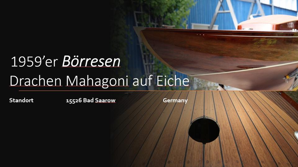 1959’er Börresen Drachen Mahagoni auf Eiche image