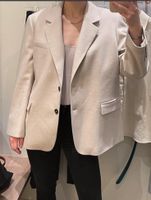 Marc O‘Polo Blazer oversize in beige mit Wolle Gr. 40 L Hessen - Kassel Vorschau