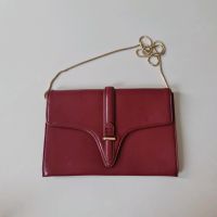 Zara Clutch Umhängetasche Rot Bordeaux goldene Kette Mitte - Tiergarten Vorschau