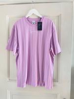 Lila Weiß Oversized T-Shirt Streifen gestreift KARL KANI L - NEU Hamburg-Nord - Hamburg Winterhude Vorschau
