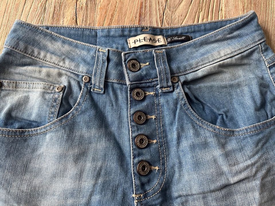 ♥️ Please Jeans Shorts blau xs - Neu in Hamburg