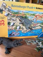 Ravensburger Puzzle + Schleich Krokodil Baden-Württemberg - Obersulm Vorschau