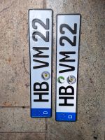 Kfz Kennzeichen, Auto Nummernschild, Bremer Kennzeichen Blumenthal - Farge Vorschau