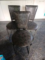 3 Stühle mit Metallrahmen Nordrhein-Westfalen - Castrop-Rauxel Vorschau