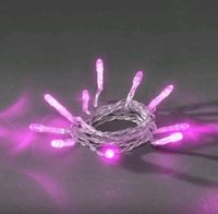 10er LED Lichterkette Pink Konstsmide Batterie - Weihnachten Baden-Württemberg - Mannheim Vorschau