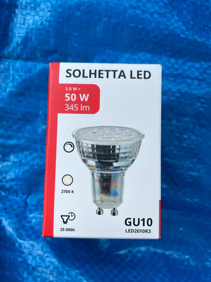8x GU10 Solhetta LED Glühbirne von Ikea in Berlin