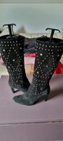 Stiefel Nieten High-Heels 39 Leder Bayern - Dorfen Vorschau