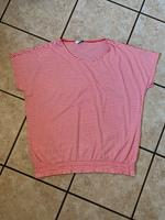Tchibo essentials Damen T-Shirt Gr. 44 rot weiß geringelt Nordrhein-Westfalen - Kürten Vorschau
