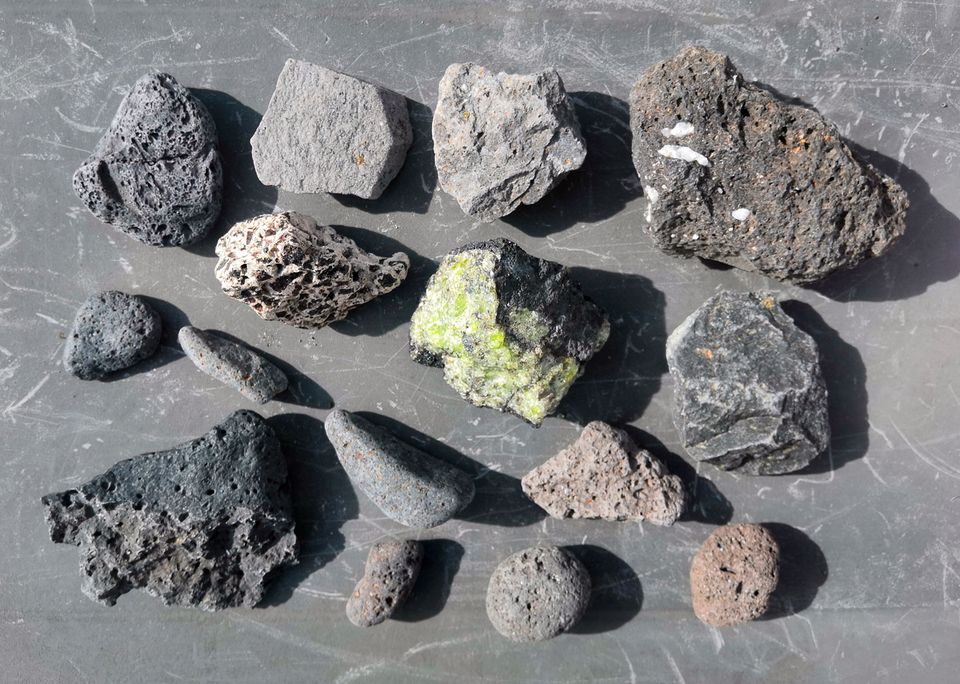 Mineralien der Phlegräischen Felder, Lava u.a. in Stuhr