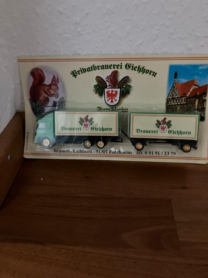 Spielzeug Sammel LKW Truck Privatbrauerei Eichhorn Werbung Neu in Heidenheim an der Brenz